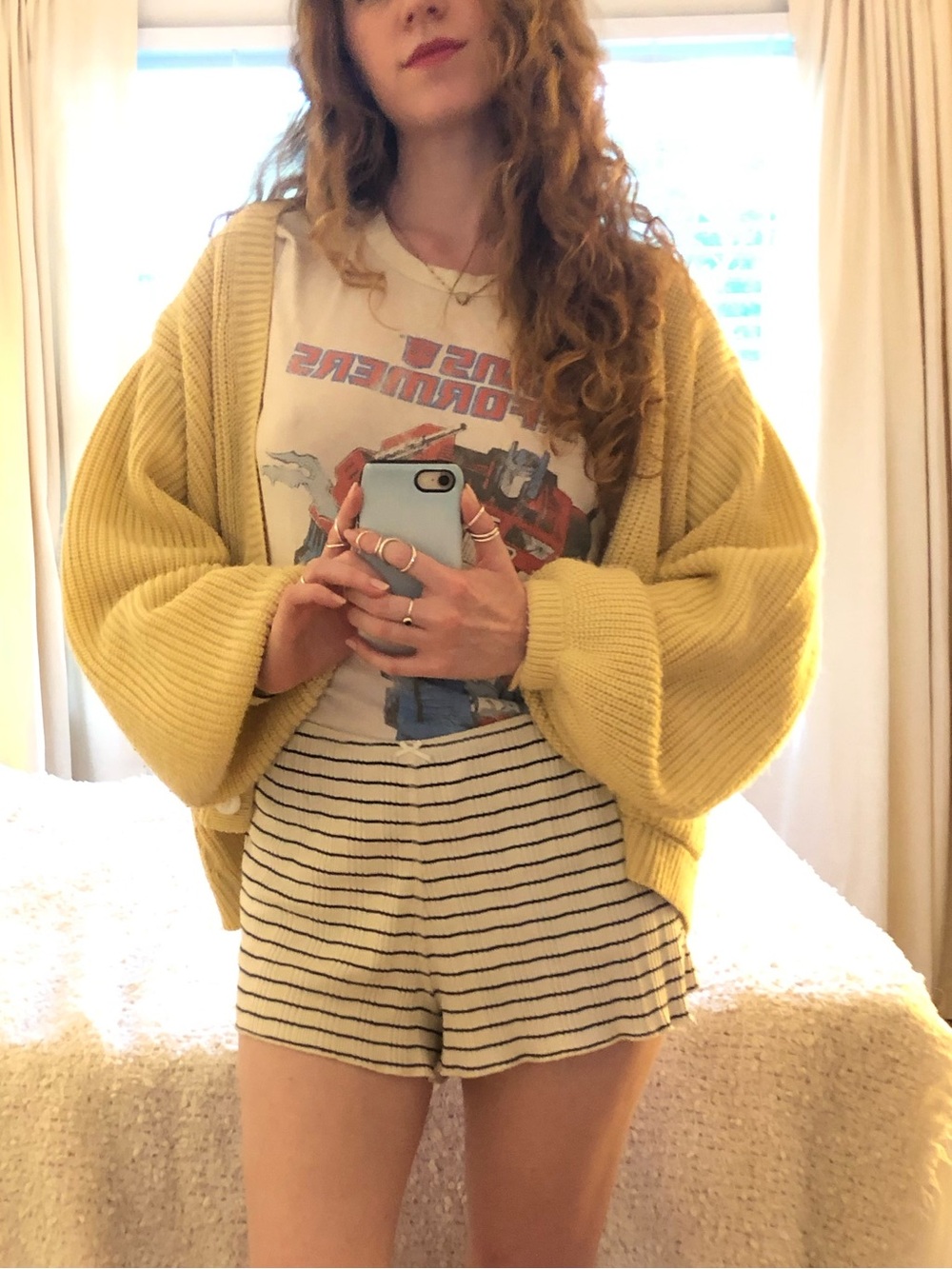 Sabo Skirt Yellow Slouchy Sweater, XS - Picture 4 of 16